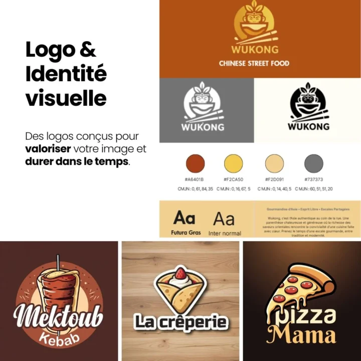 Création logo et identité visuelle Salon-de-Provence - EcomForge