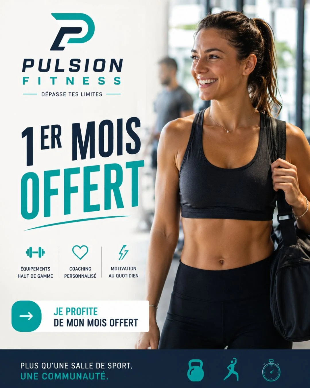 Exemple de publicité pour réseaux sociaux pour un coach sportif, conçu par EcomForge Exemple de publicité pour réseaux sociaux pour un coach sportif, conçu par EcomForge
